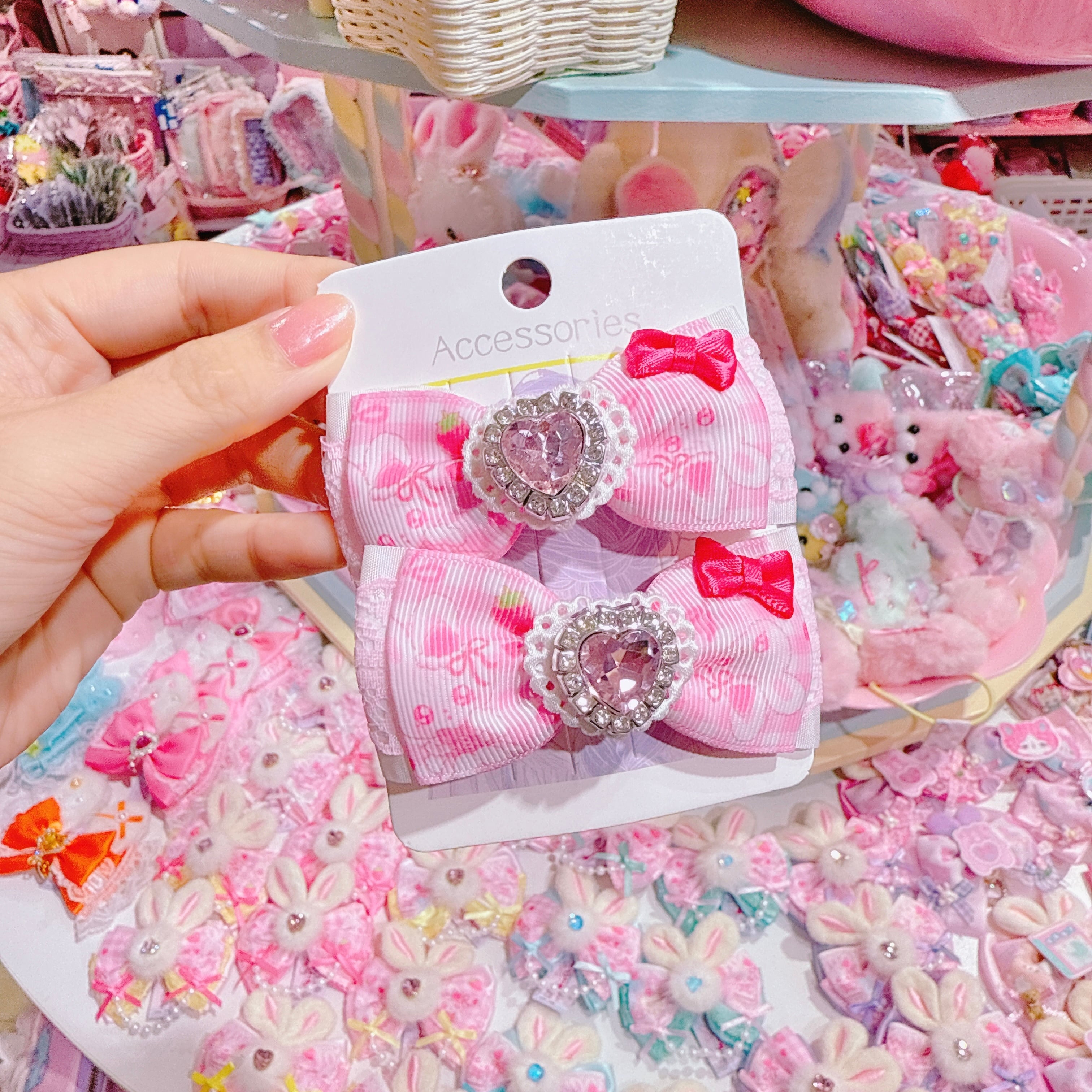 【R38】52-37ツインヘアクリップ