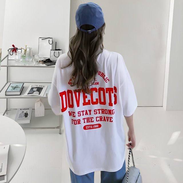 【即納】Y-3012　2026春夏新作♡DOVECOTSロゴ半袖Tシャツ　ホワイト　0304