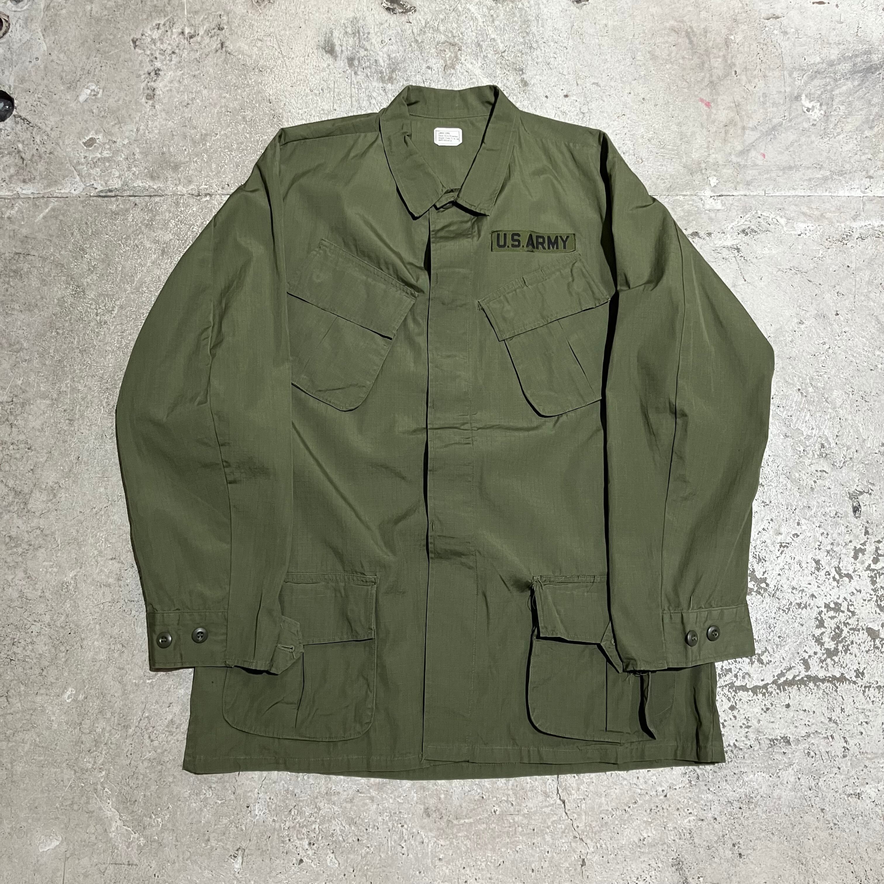 60s ☆ 69年製 米軍実物 US ARMY 5th ジャングルファティーグ カーゴ 