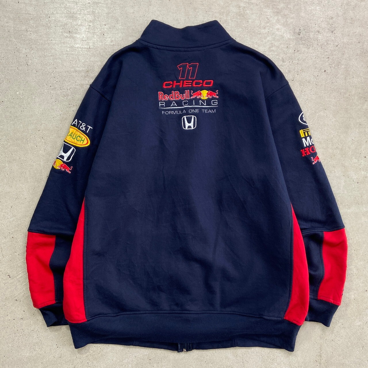 00年代 RedBull RACING レッドブル 企業ロゴ刺繍 レーシング 