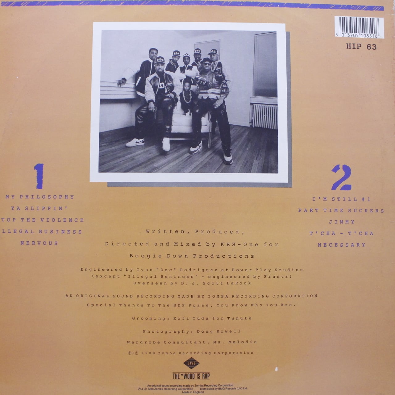 Boogie Down Productions / By All Means Necessary [HIP 63] - 画像2