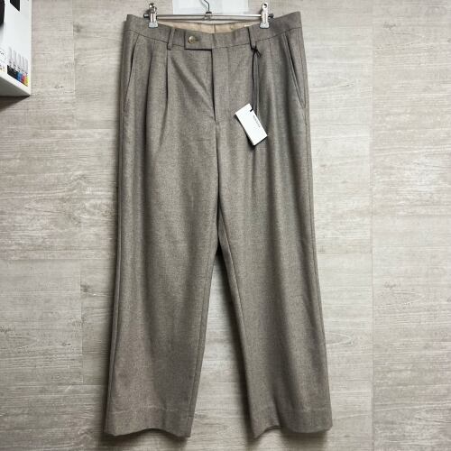 【AURALEE】WOOL FULLING FLANNEL SLACKS