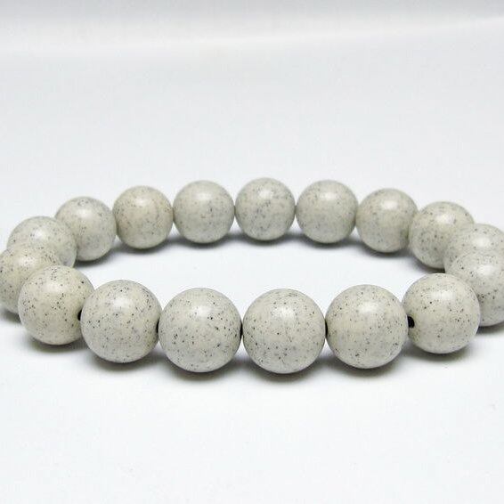 北投石 ブレスレット 12mm 一点物 メール便可 111-50122