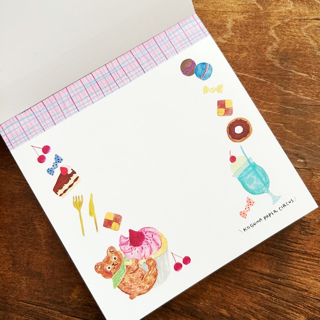 【A6手製リングノート】タルト王冠でおでかけ