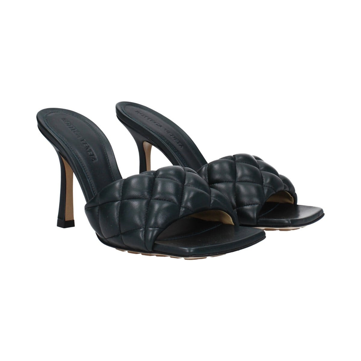 BOTTEGA VENETA ボッテガヴェネタ レディース サンダル レザー グリーン