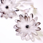 《Japonism》SV925とガーベラのモノトーンピアス/イヤリング(MN)<RP-JP-GB-P/E(MN)>