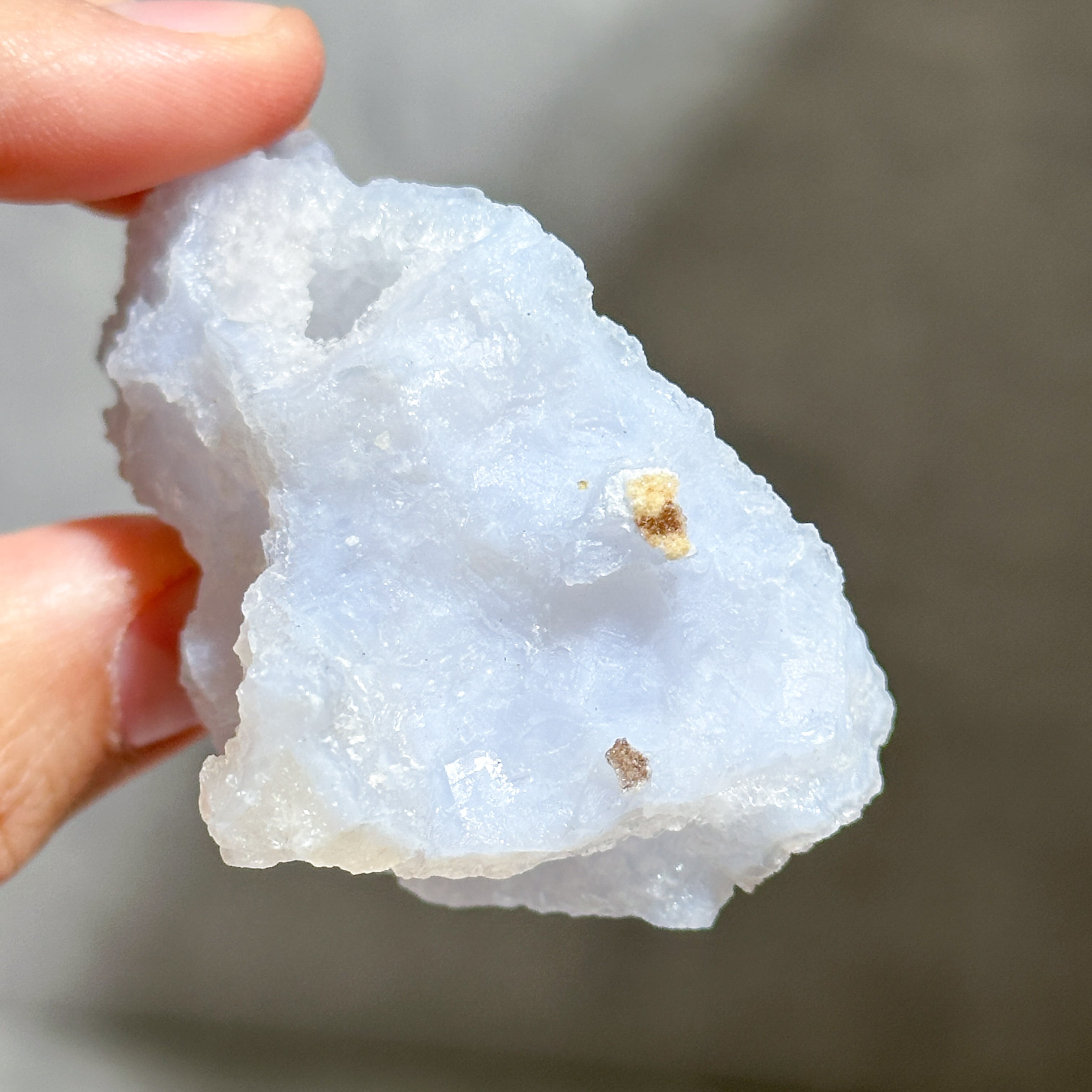 ブルーカルセドニー 原石02◇ Blue Chalcedony ◇天然石・鉱物