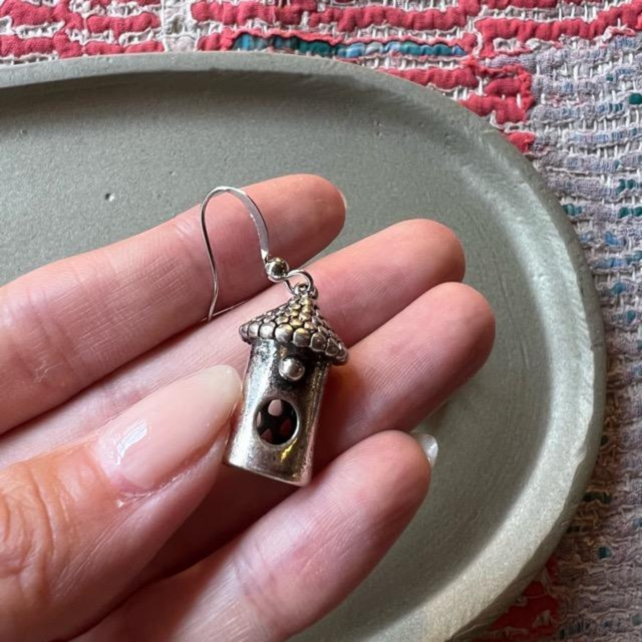 TOPANGA Jewelry 　Asymmetrical tall house　アシンメトリートールハウス　家　ピアス　ギフト　プレゼント　ジュエリー　イヤリング　建物
