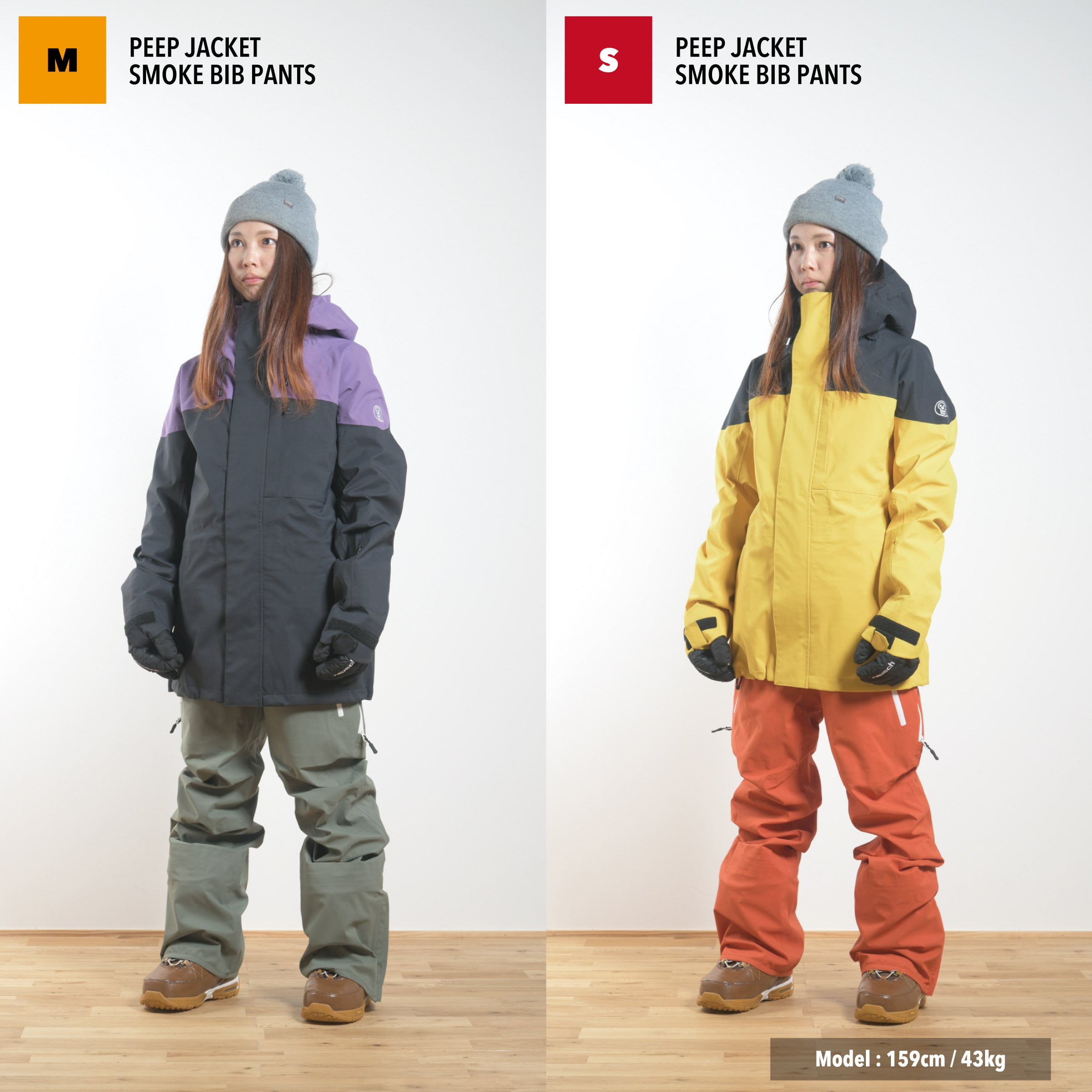 2021unfudge snow wear // PEEP JACKET // PURPLE | unfudge ONLINE STORE