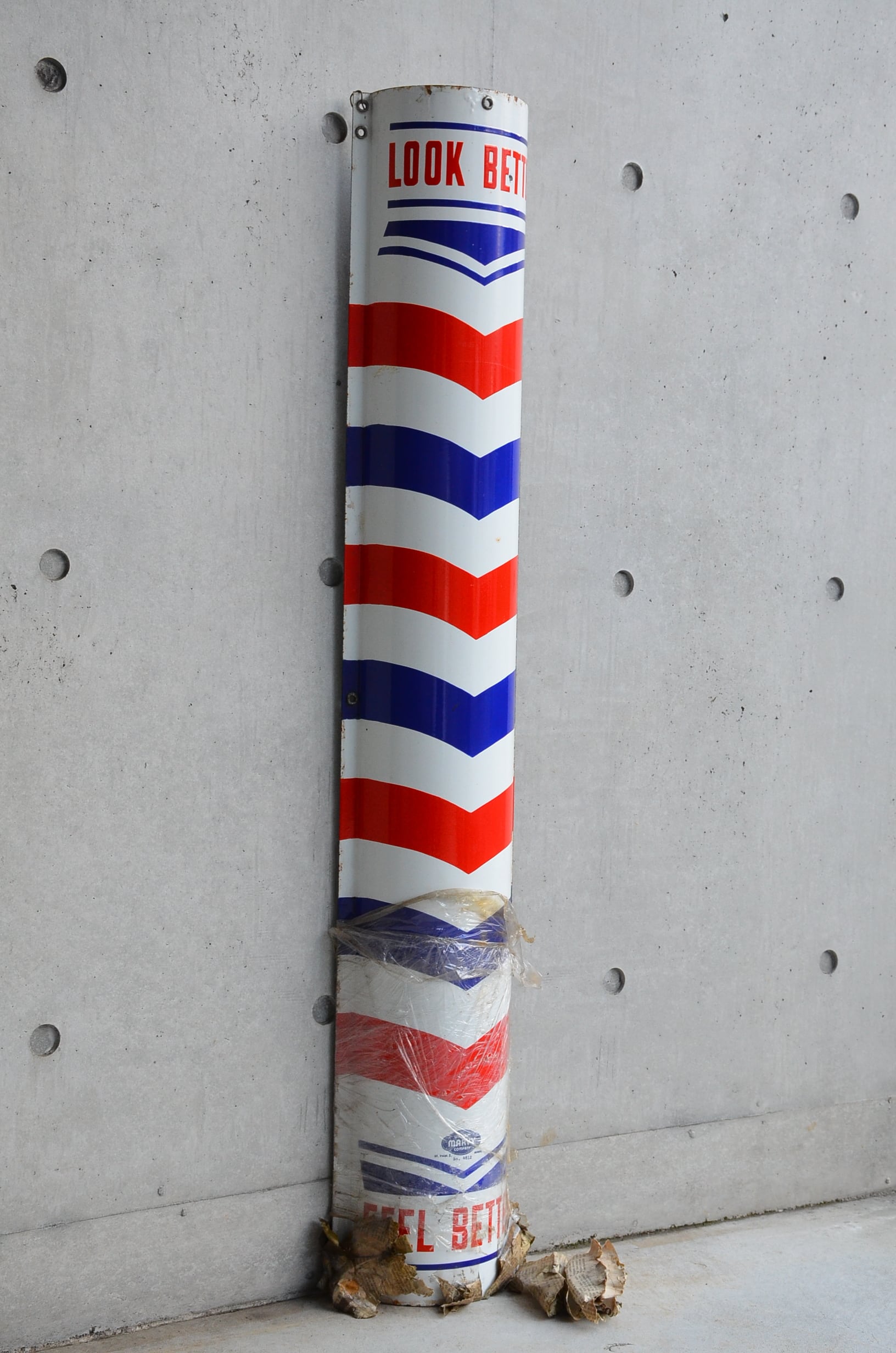 MARVY JAPAN 『BARBER SHOP』 メタルサイン 理容室 看板