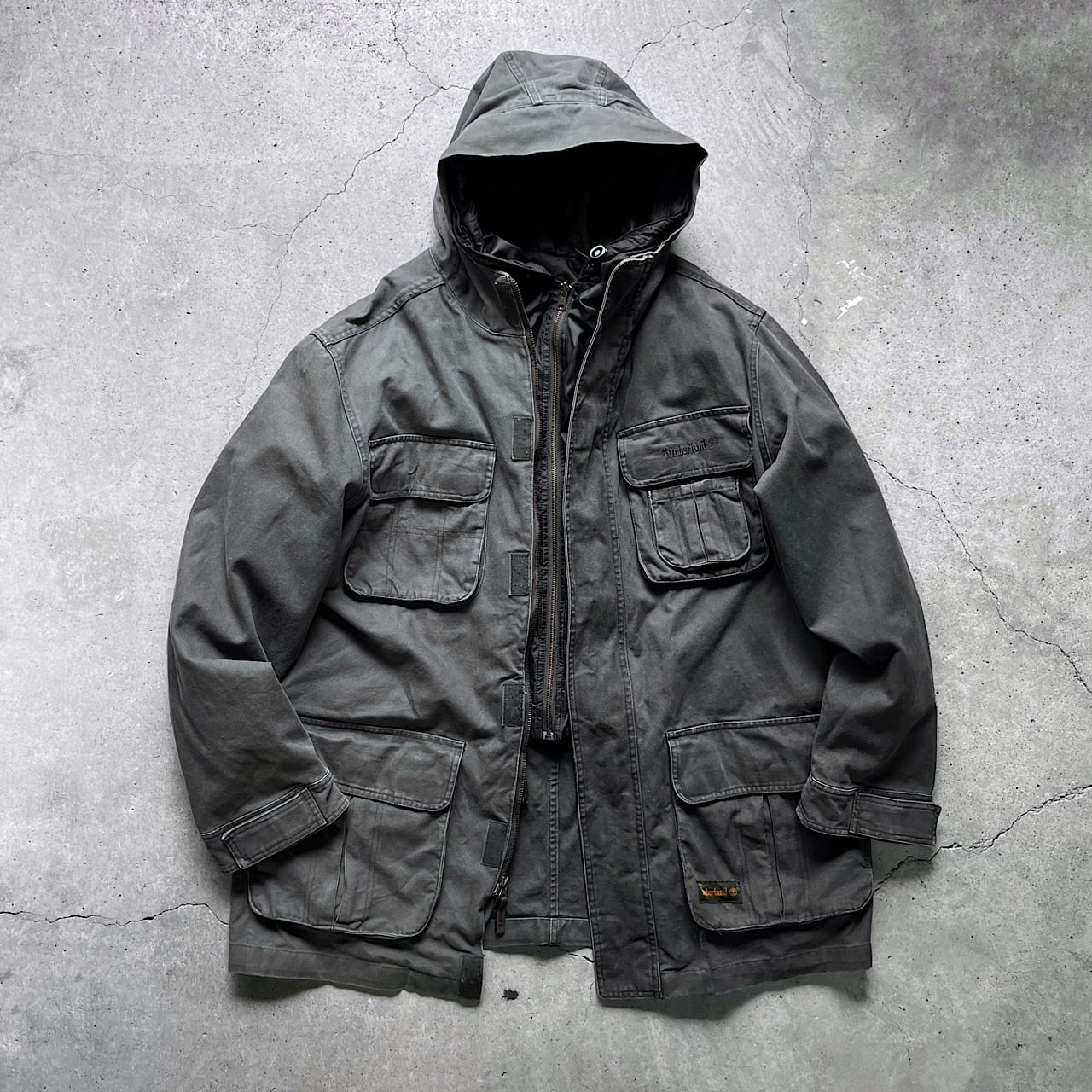 90年代 Timberland ティンバーランド ダック地ワークジャケット 