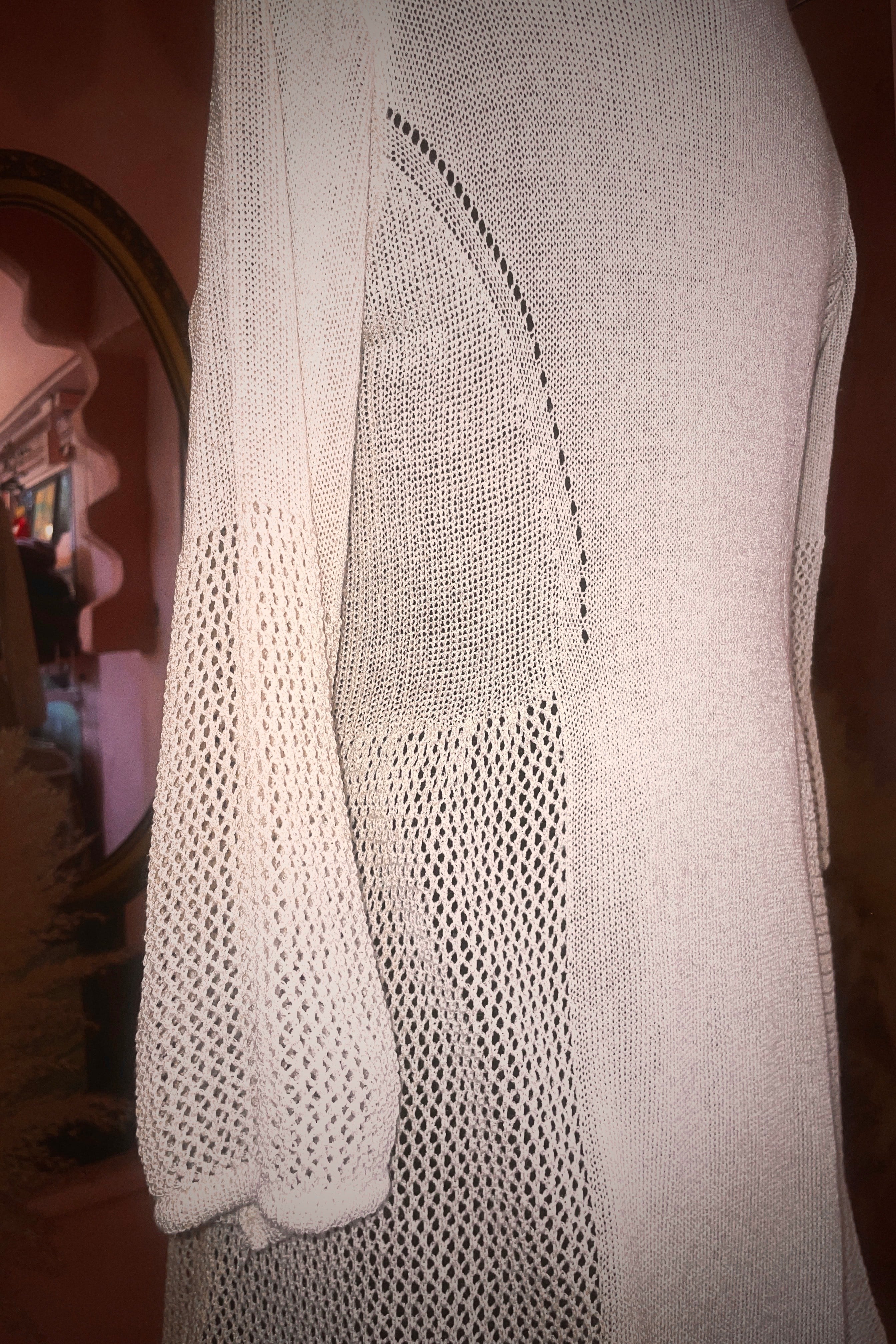 used net cardigan