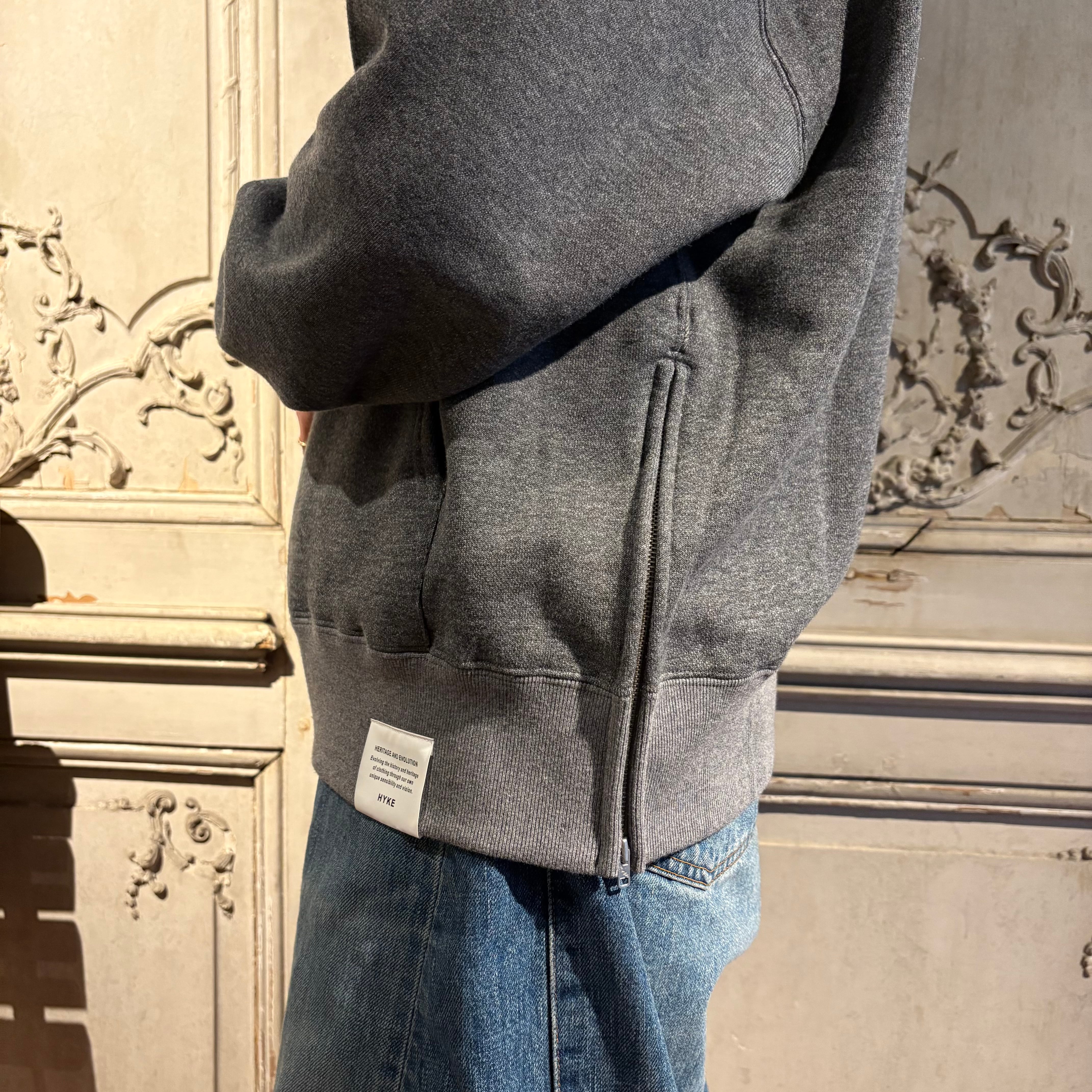 HYKE【ハイク】 SWEAT HOODIE (12417) | glamour online