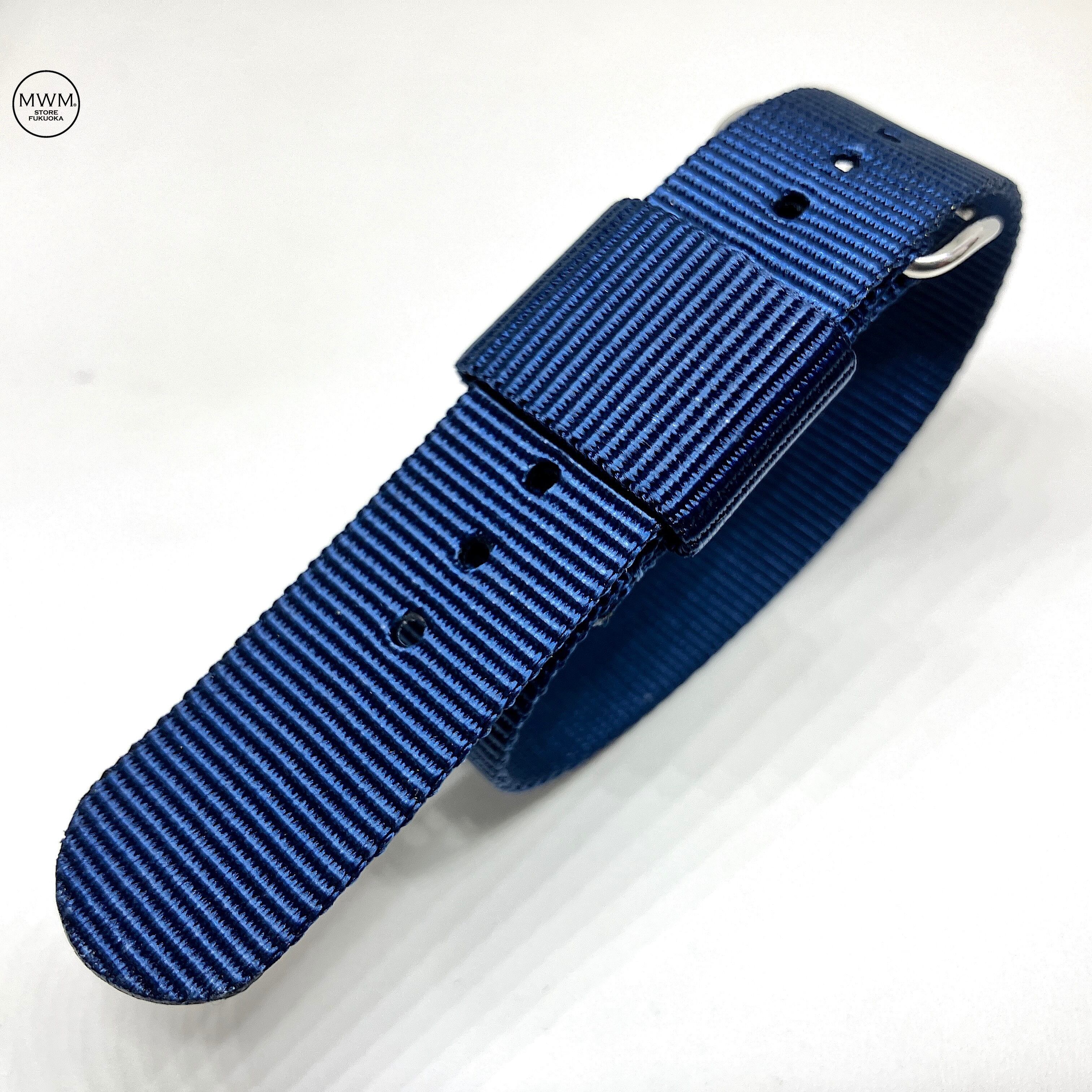 RAFスタイル ナイロンストラップ ネイビー 18/20mm 腕時計ベルト | MWM 