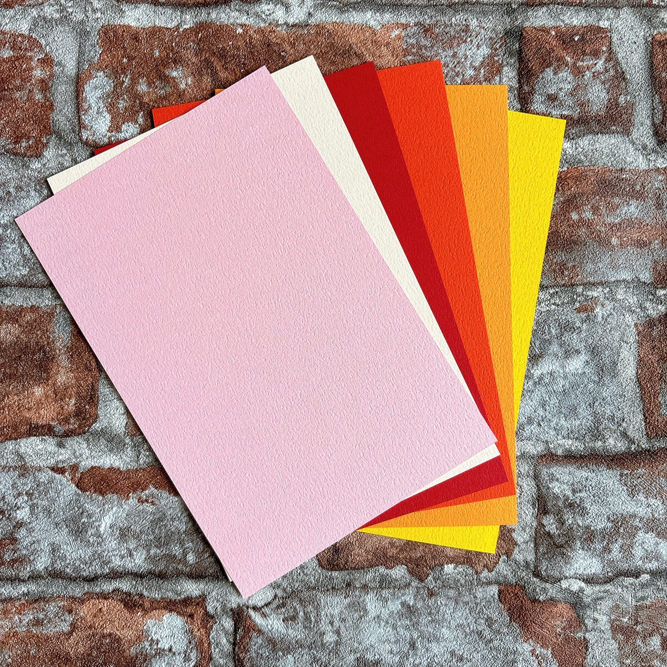 【6色12枚】　penpen paper タント紙 11×16.5｜厚口130kg・Cricut対応　