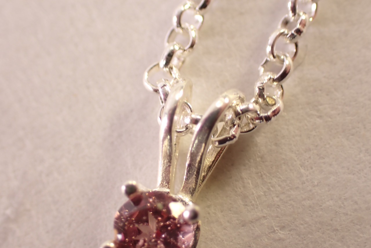 マラヤガーネットネックレス　 [D12‐84]