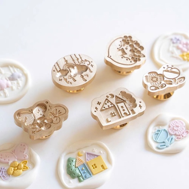 ★Wax Seal Stamp│Mini house【ヘッドのみ】