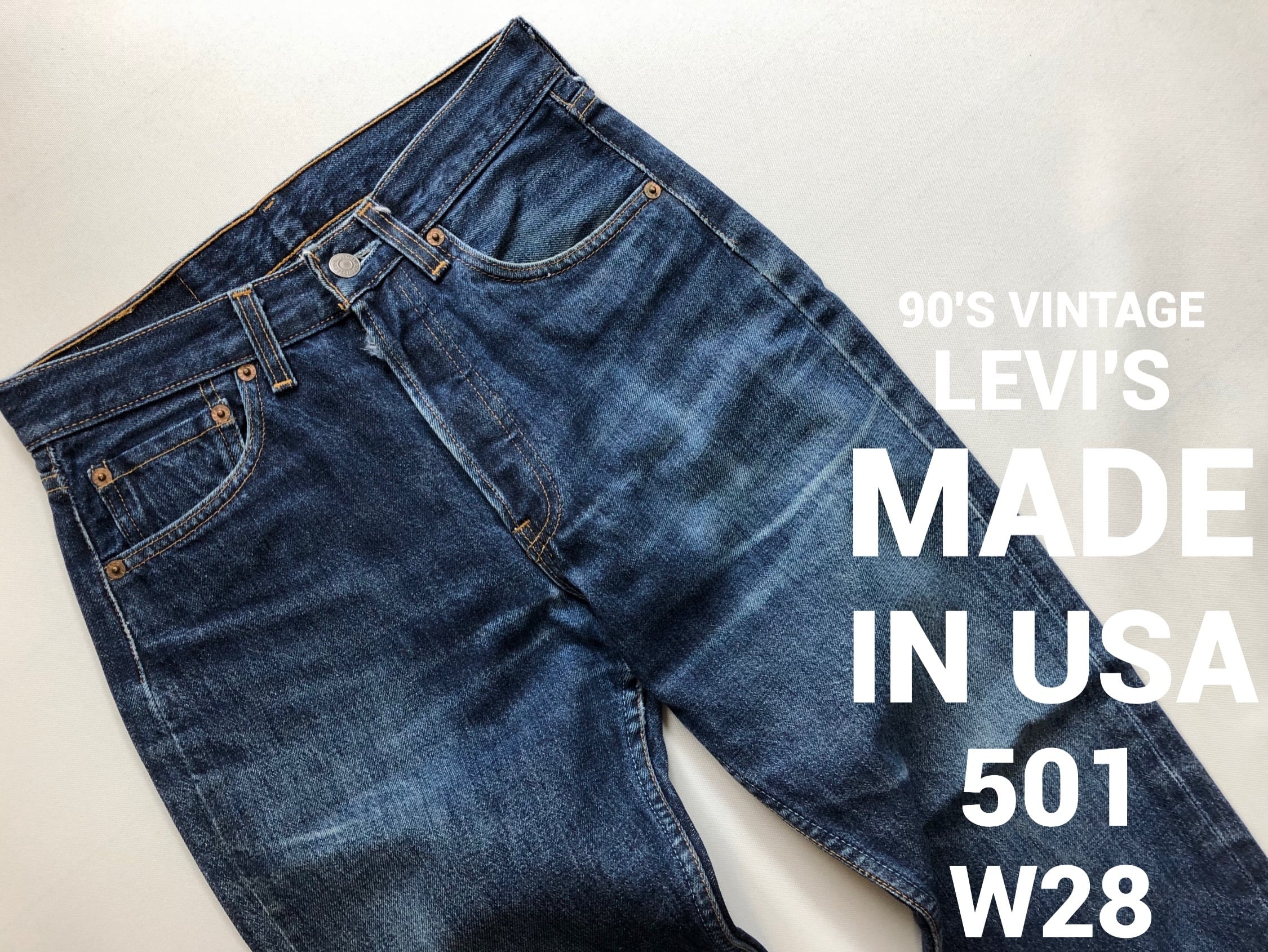 LEVI’S 501 Ⓡ W28L32 リジッド / Made in USA