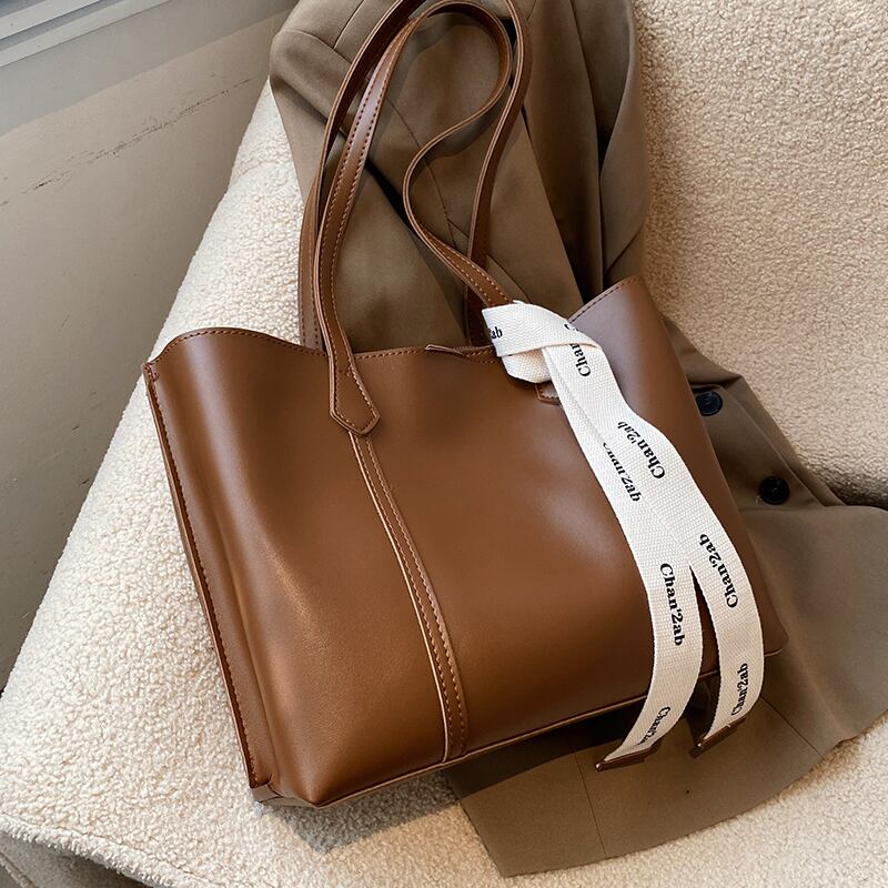 オータムウィンターショルダーバッグ 秋物 冬物 トートバッグ 手作りハンドバック15971665378