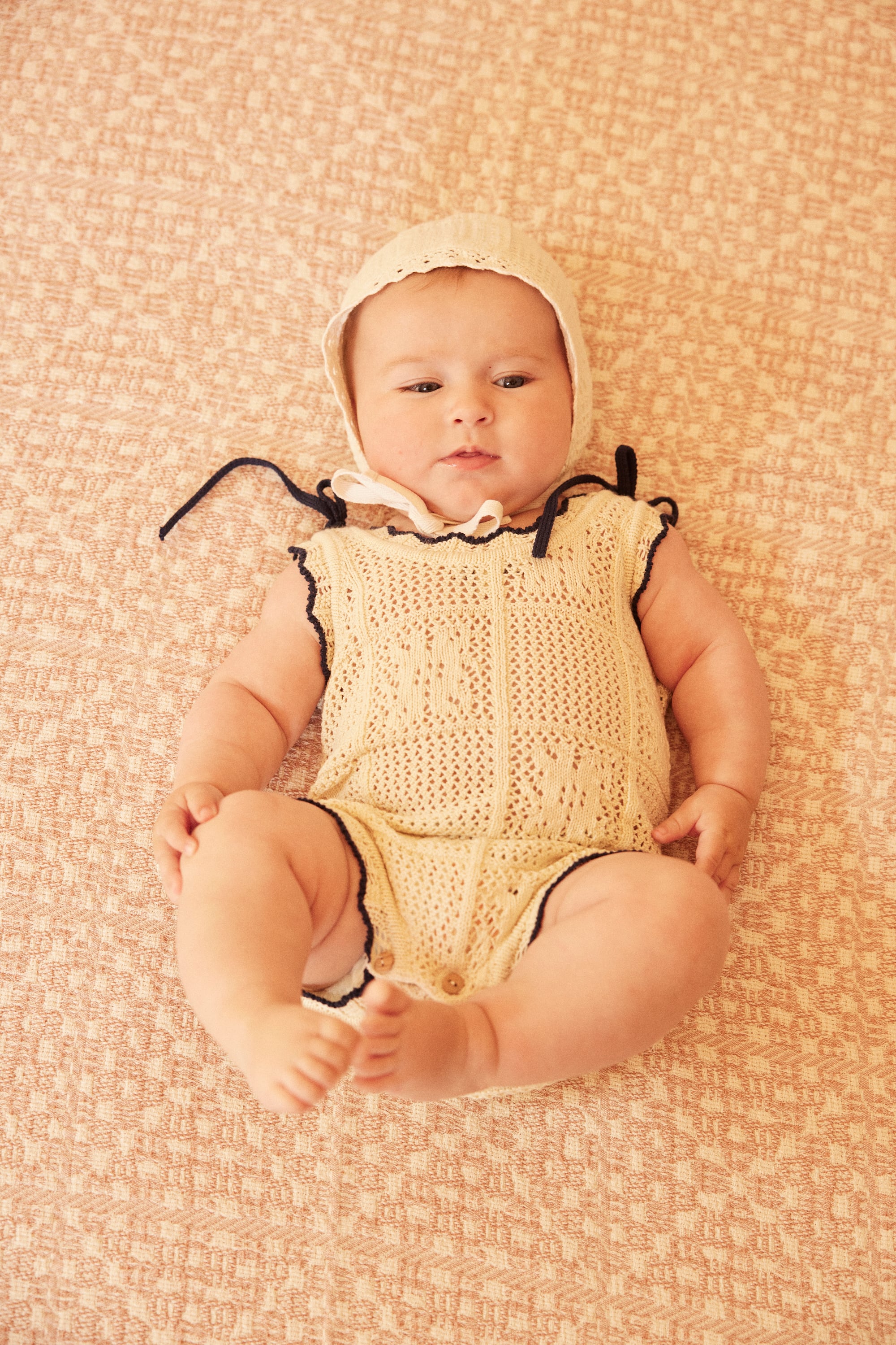 Bebe Organic 26SS 〉 Elina Romper / Natural Lace Kit | 世界の子供