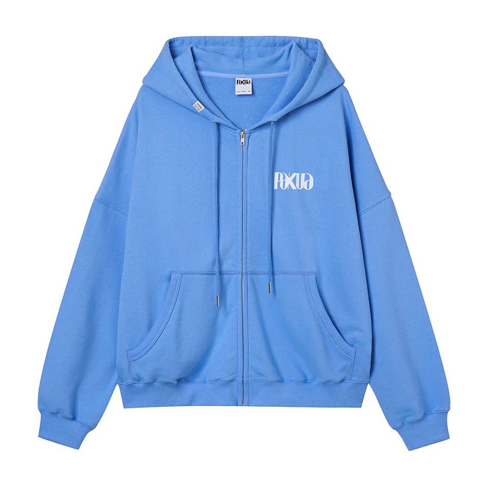 トップス PAKUA Butterfly Hoodie Zip-Up Sky Blue BUTTERFLY HOODIE ZIP-UP_SKY BLUE (3차리오더 완료) - PAKUA