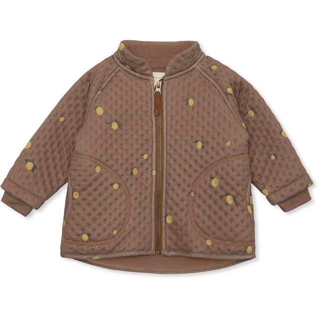 kongessloejd/thermo jacket - lemon brown