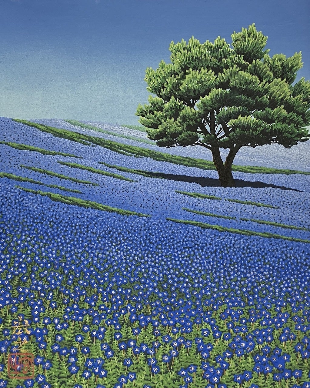 春の森 | Sunshine touching Orchard Blossom | Gallery Enatsu 江夏