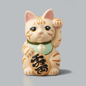 猫貯金箱(招き猫アトリエ巧)トラ