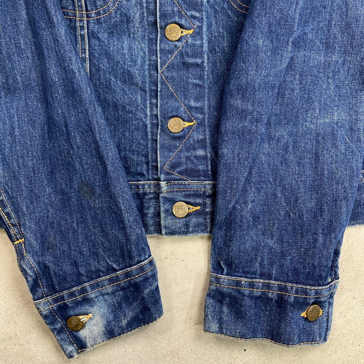 80年代 USA製 Lee リー 101-J デニムジャケット メンズL相当 古着 80s