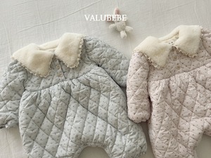 【予約/特典】valu bebe / Sherbet flower padded suit
