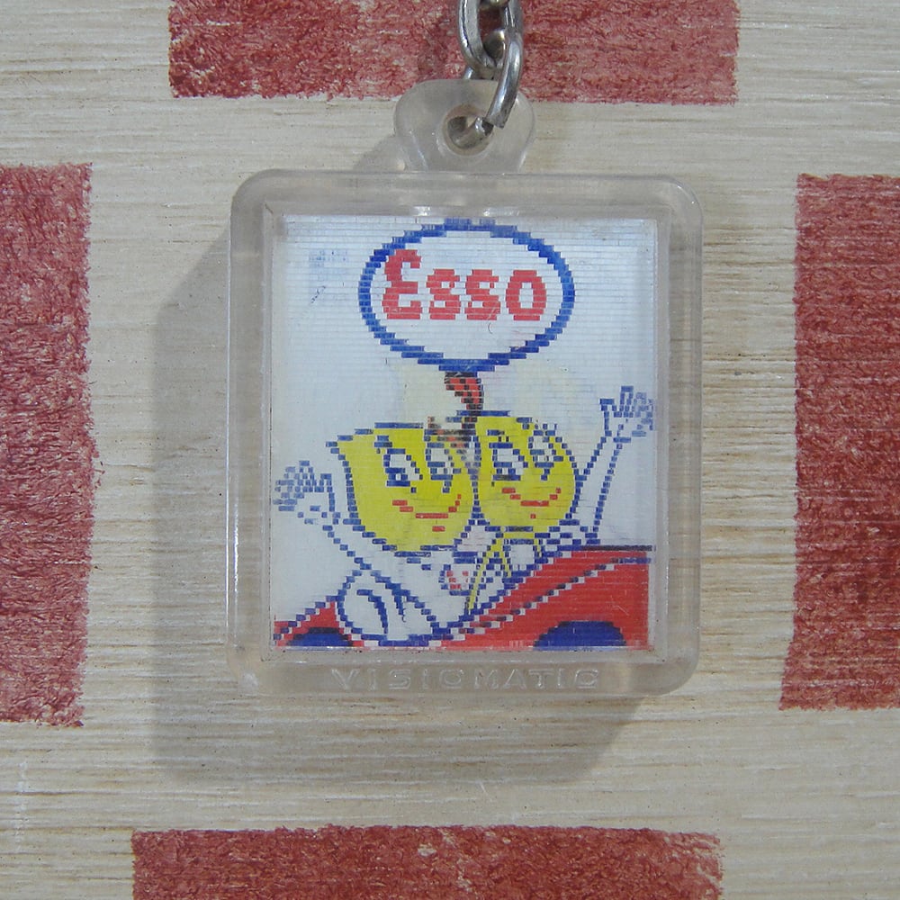 レトロ キーホルダーKEY SMILEY COM