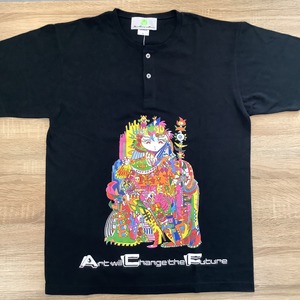 Princess ( お姫様 ) ヘンリーネックTシャツ ブラック