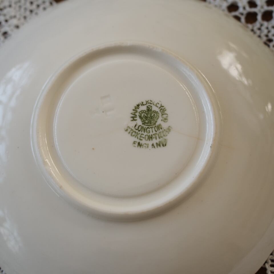 訳あり英国ハマースレイ ヴィクトリアンバイオレット ソーサー1枚B F9