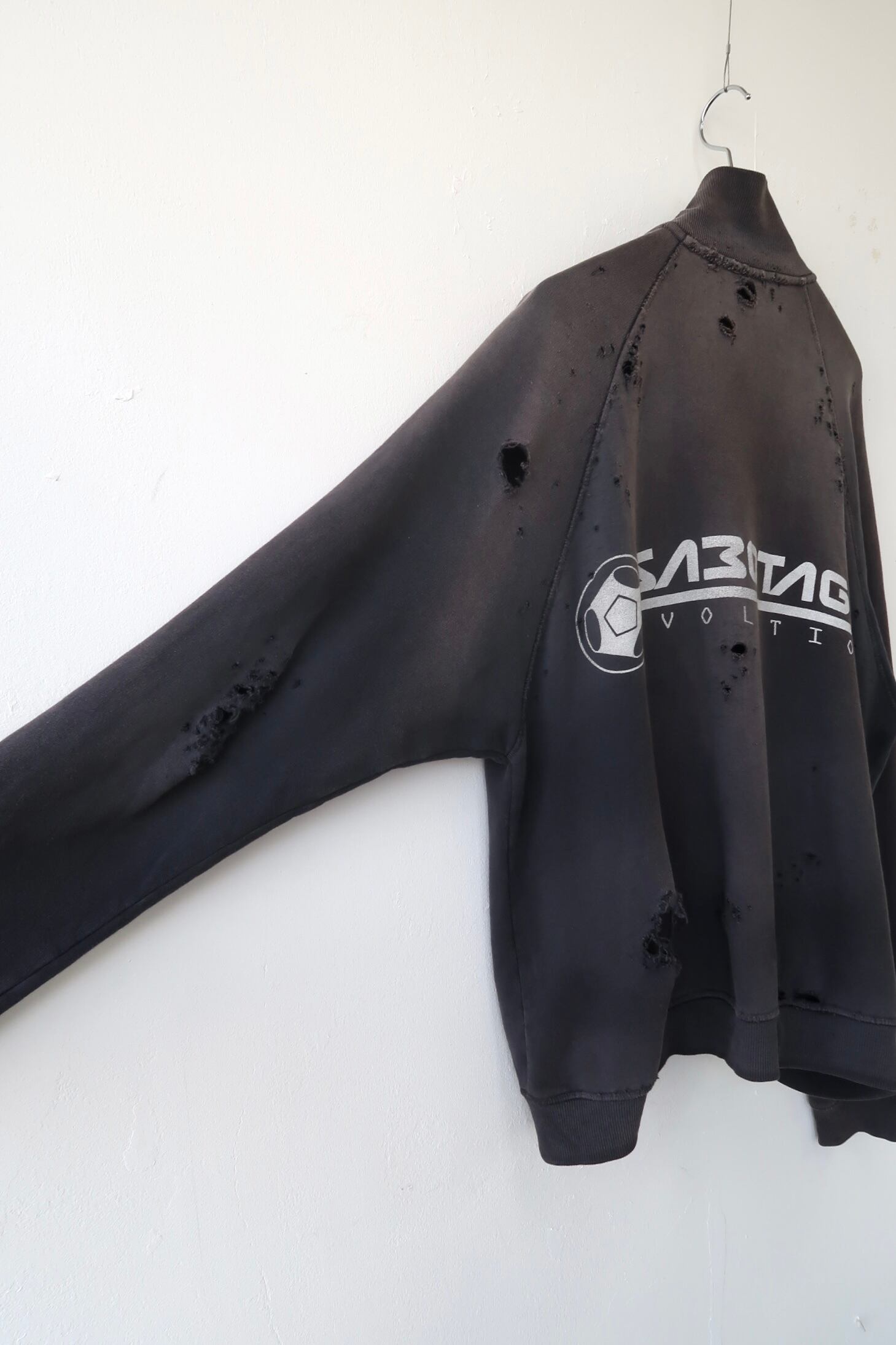 1990s SABOTAGE shotgun zip-up sweat | gamustore
