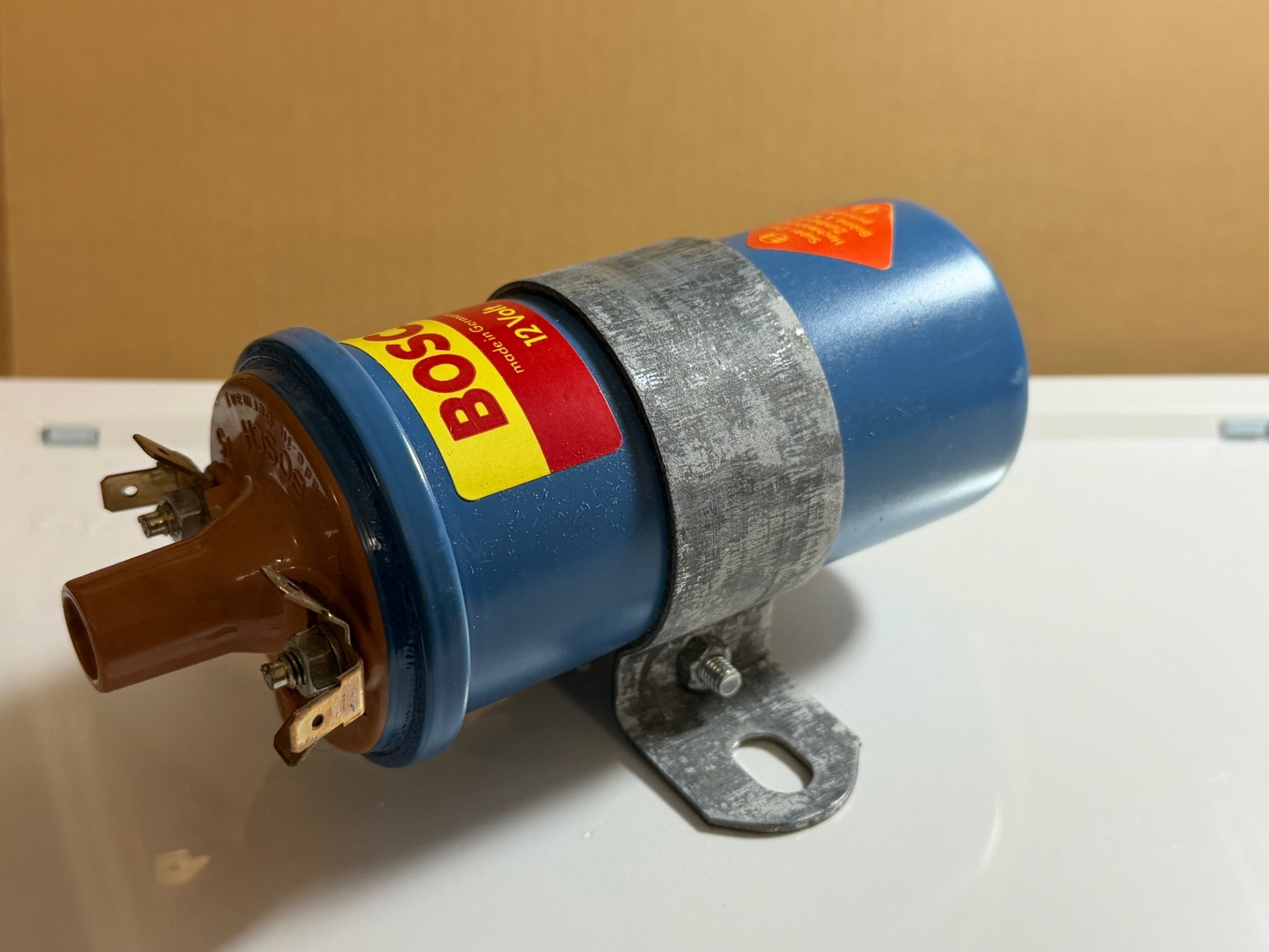 NOS / BOSCH ブルーイグニッションコイル MADE IN GERMANY 品番0 221 119 027 当時物 BC-1