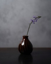 一輪挿し　小久慈焼　/　岩手