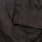 本革 Gresham グレシャム 羊革 シワ加工 レザージャケット LL/ダークブラウン メンズ