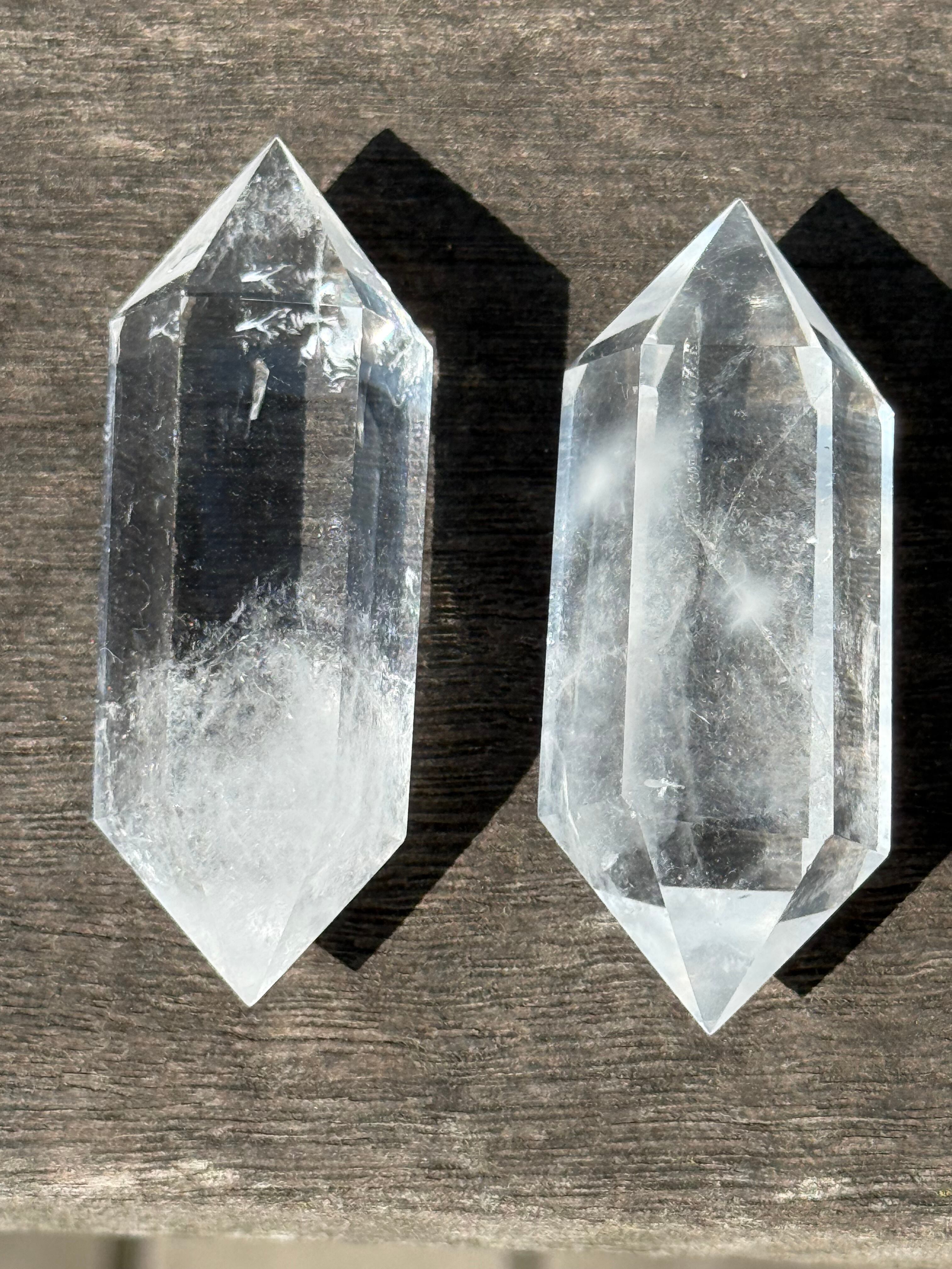 両剣水晶 ダブルポイント S