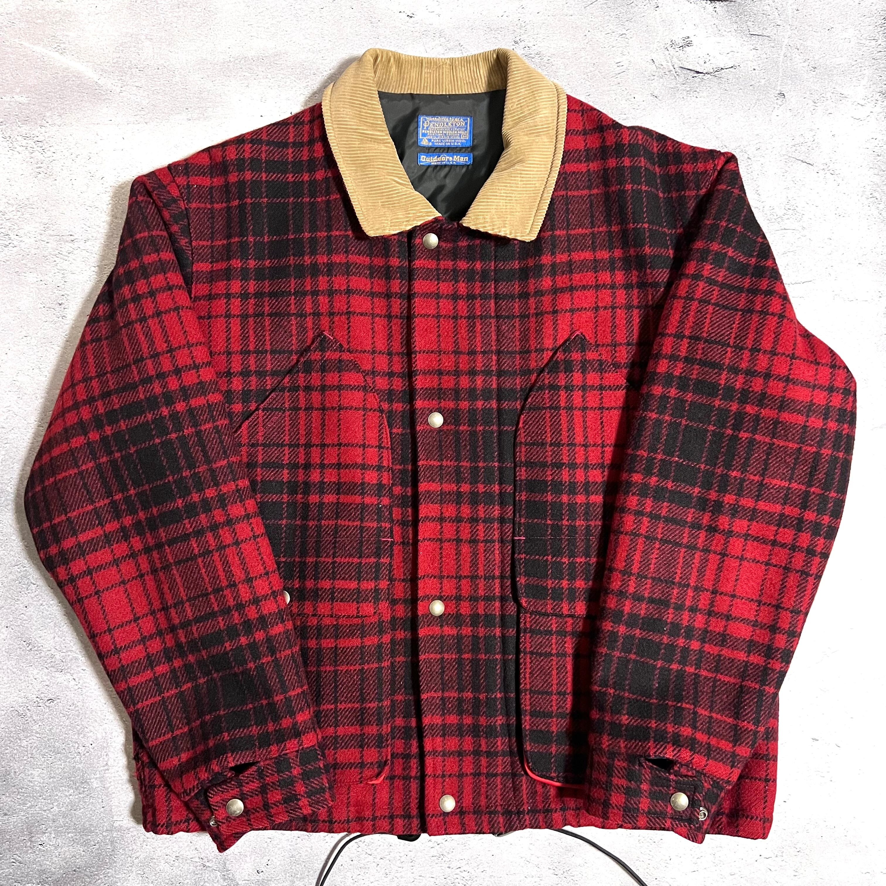 OLD PENDLETON OUTDOORSMAN チェックブルゾン ハンティングジャケット ...