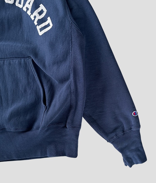 -Champion- Vintage 90s L COAST GUARD Reverse Weave Hoodie made in USA