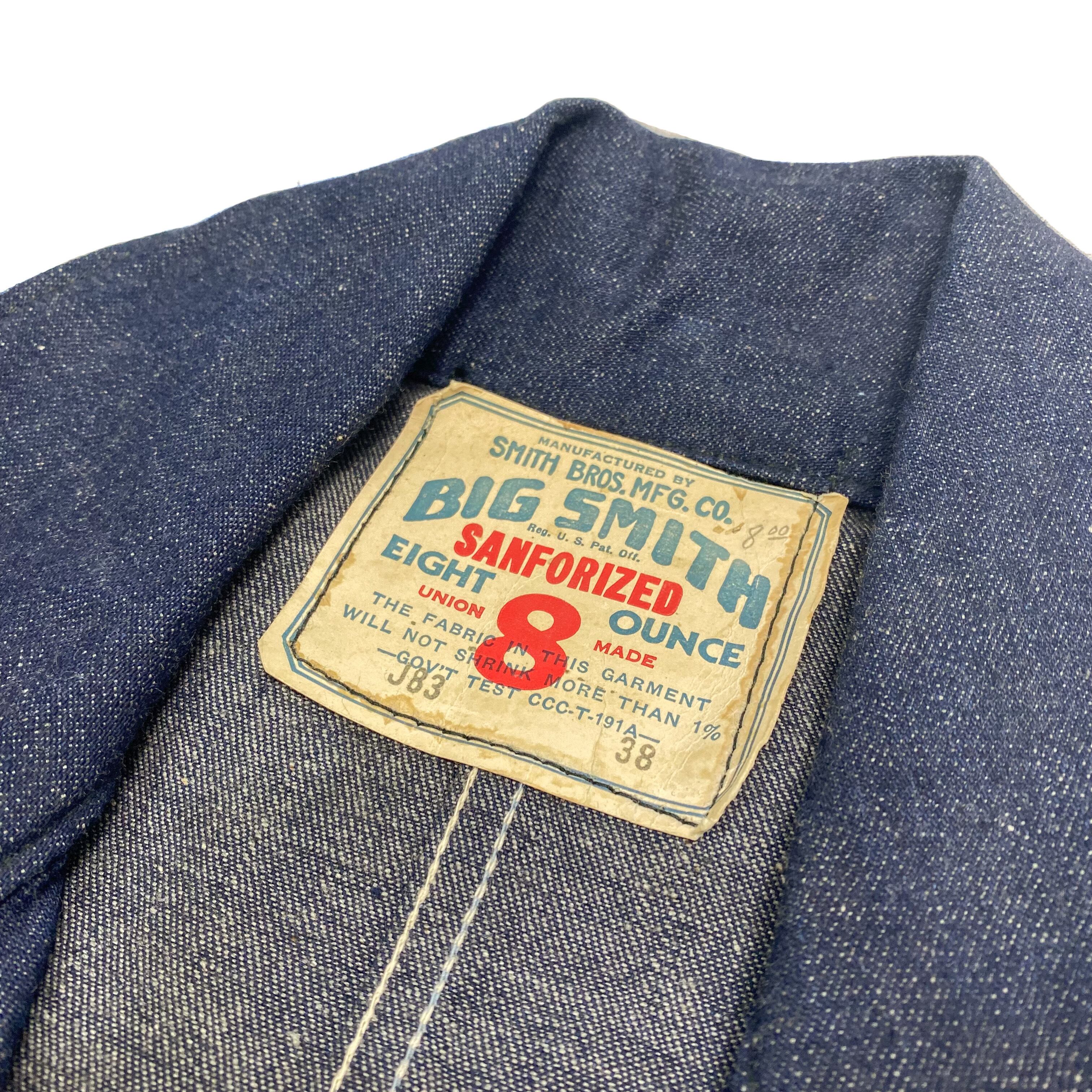 DEAD STOCK" 's BIG SMITH Denim Coverall Jacket / ビッグスミス