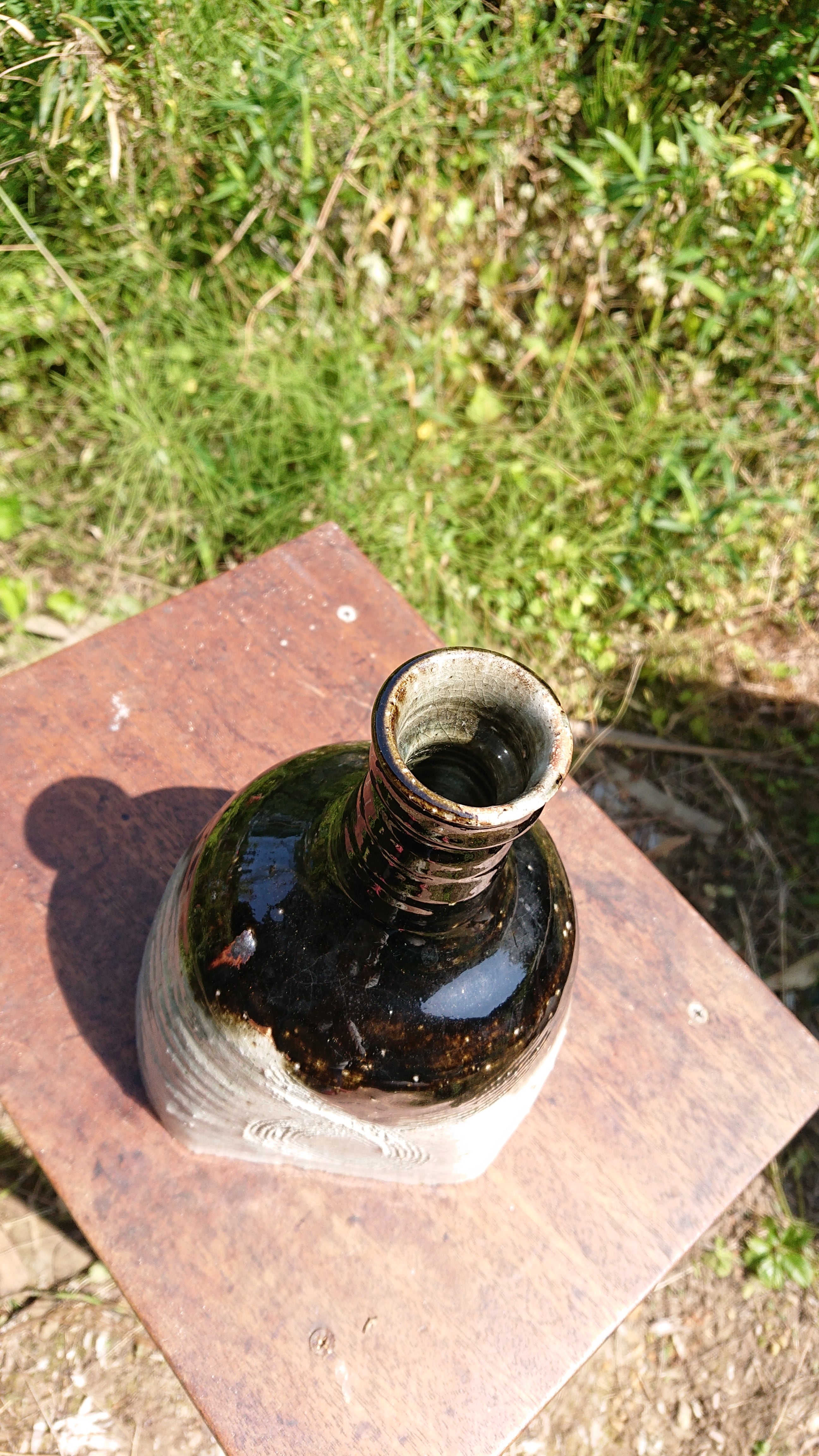 送料込み】おしゃれ雑貨 陶器の花瓶 酒瓶 | 岡山商店