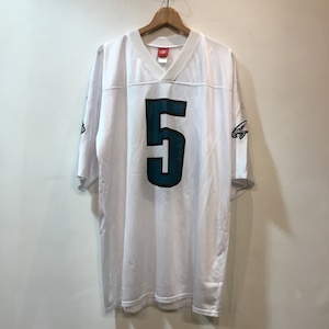 NFL Reebok リーボック フットボールシャツ ゲームシャツ ベースボールシャツ  古着 size  L GK-173