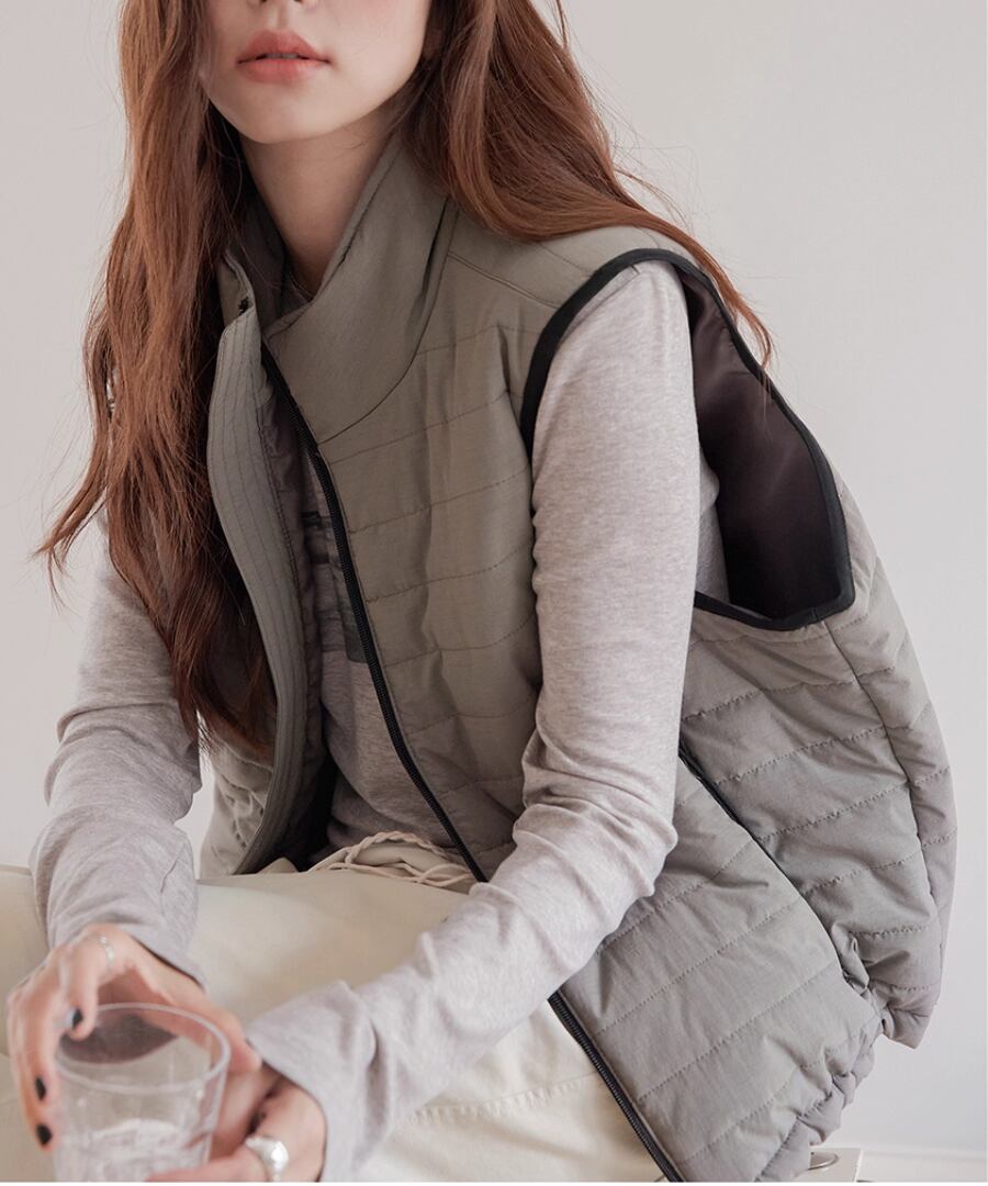 ダウンベスト◆3color【a-50111】