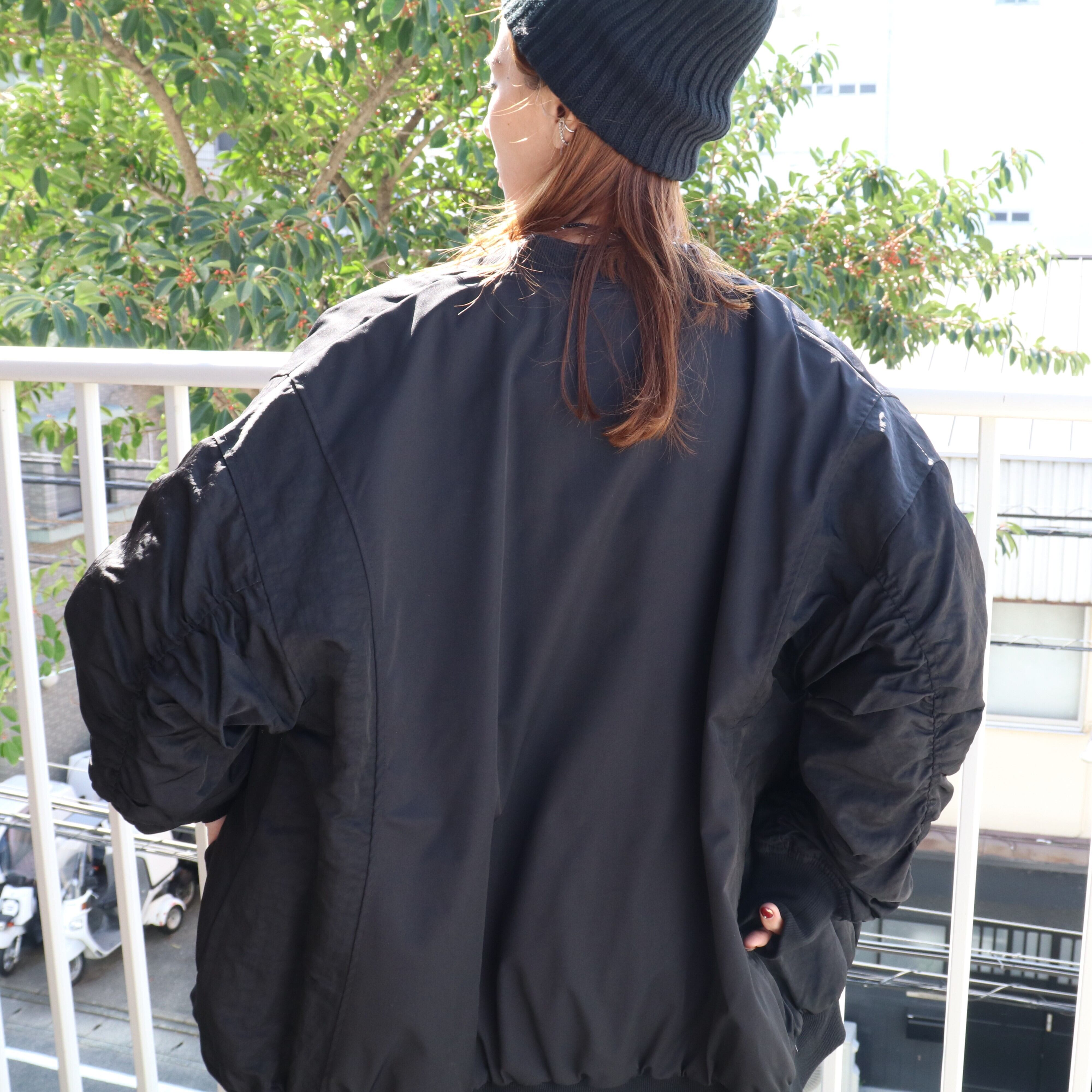 異素材ミックスMA-1ブルゾン【on5676252-z】宅配便送料無料/宅配便発送