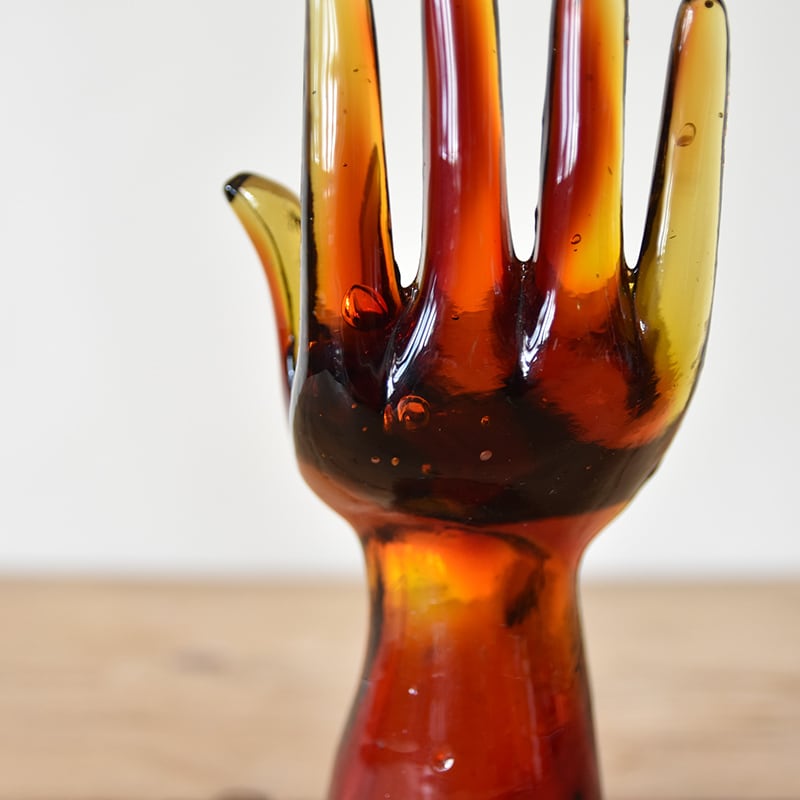 Glass Hand Object / ガラス ハンド オブジェ / 2009BNS-012 | BANSE