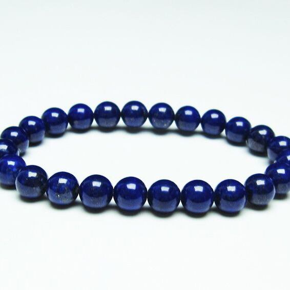 ラピスラズリ ブレスレット 8mm 一点物 おまかせ便 111-31131