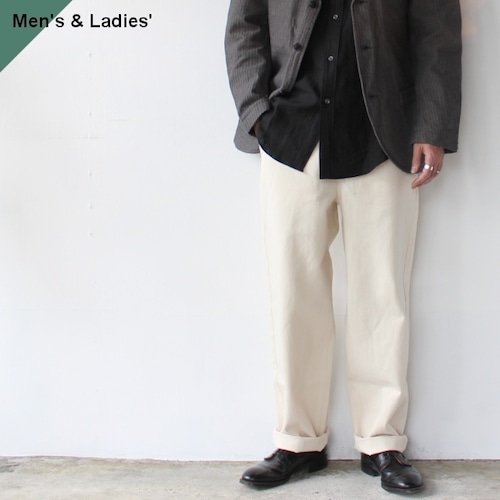 【ラスト１点】THE HINOKI オーガニックコットンナチュラルデニムトラウザー OG cotton natural denim pants TH22S-8