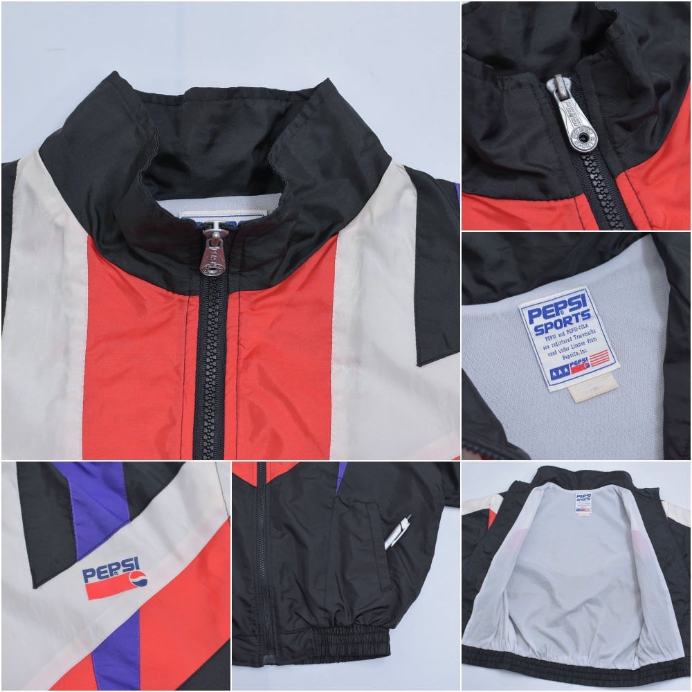 90s PEPSI SPORTS ペプシコーラ ロゴ 切替デザイン ナイロン 90s PEPSI SPORTS ペプシコーラ ロゴ 切替デザイン ナイロン
