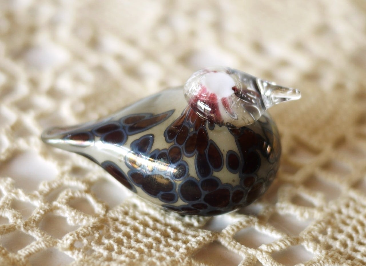 オイバトイッカ ガラスバード キクイタダキ フィンランド ヌータヤルヴィ